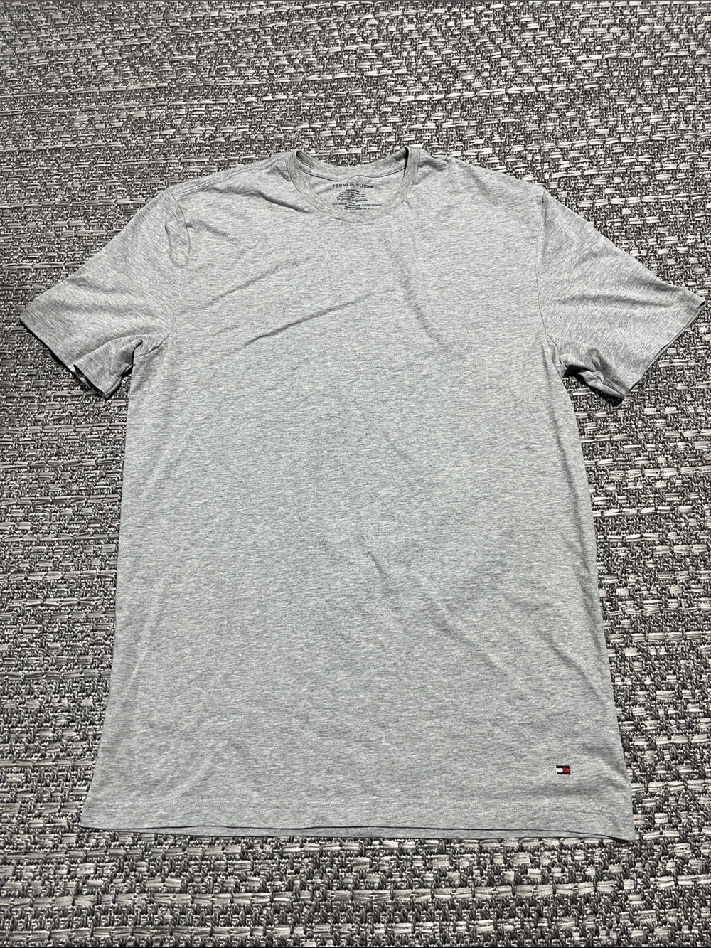 Tommy Hilfiger | Men’s Heathered Grey Short Sleeve Tee Shirt
